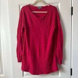 Joseph A. Magenta Knit Sweater